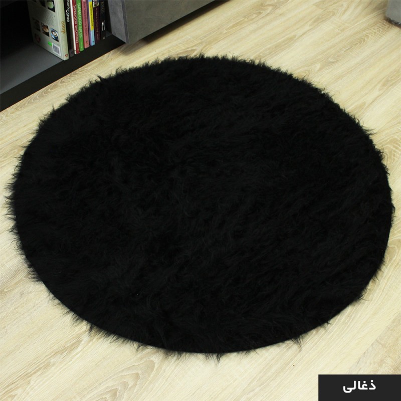 پادری آقای طرح مدل خز فانتزی سایز 110x110 سانتی متر