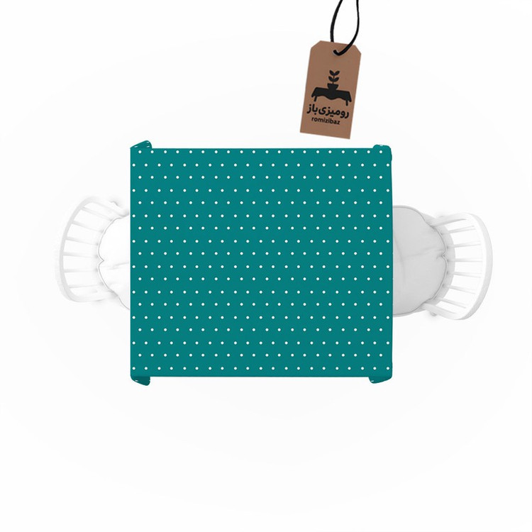رومیزی رومیزی باز طرح مربع مدل خالدار مدرن کد 11045