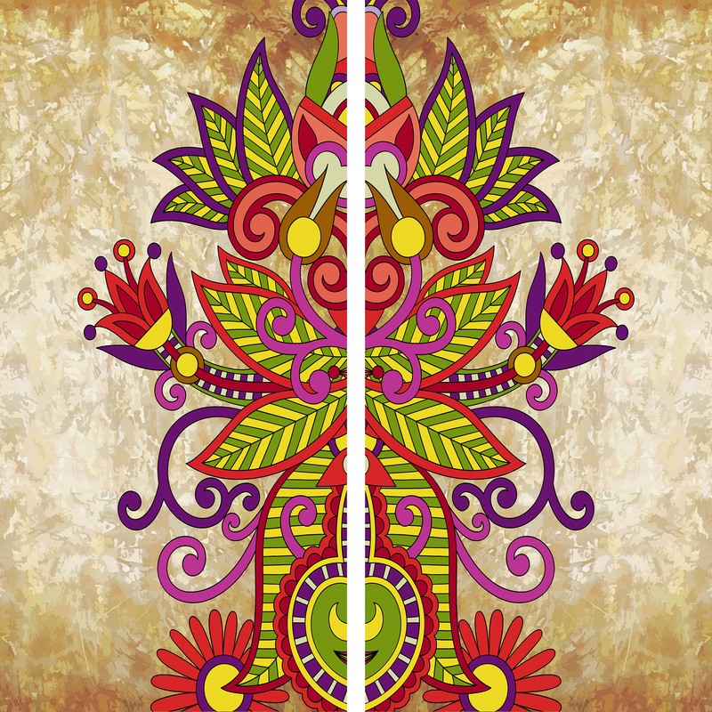 پرده مدل پانچی سایز 280x145 سانتی متر