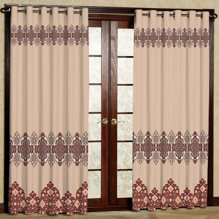 پرده مدل هازان پانچی کد m1153 سایز 140x280 سانتی متر