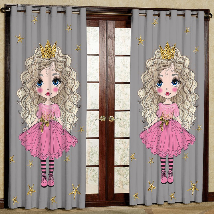 پرده مدل مخمل پانچی کد 6 سایز 140x280 سانتی متر