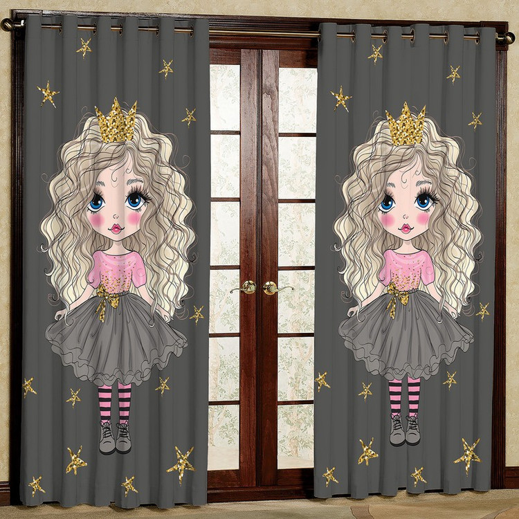 پرده مدل مخمل پانچی کد 6 سایز 140x280 سانتی متر