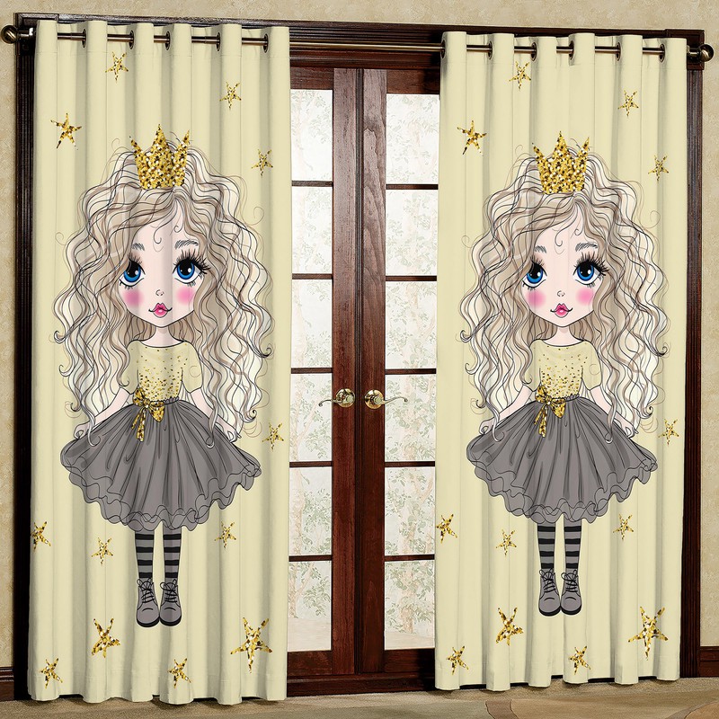 پرده مدل مخمل پانچی کد 6 سایز 140x280 سانتی متر