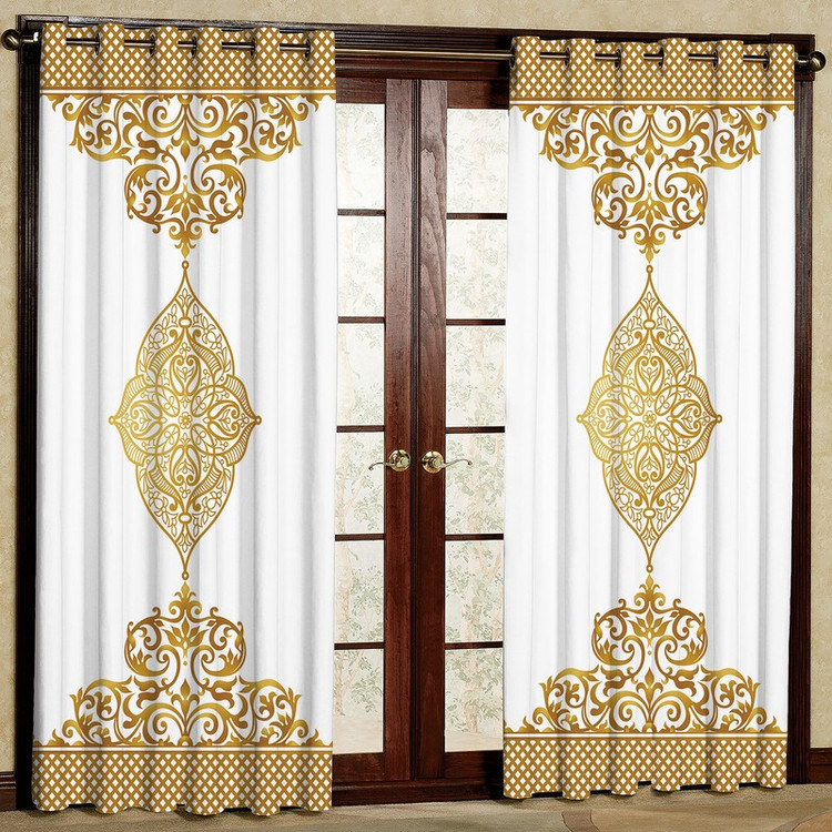 پرده مدل مخمل پانچی کد 1960T2 سایز 200x140 سانتی متر
