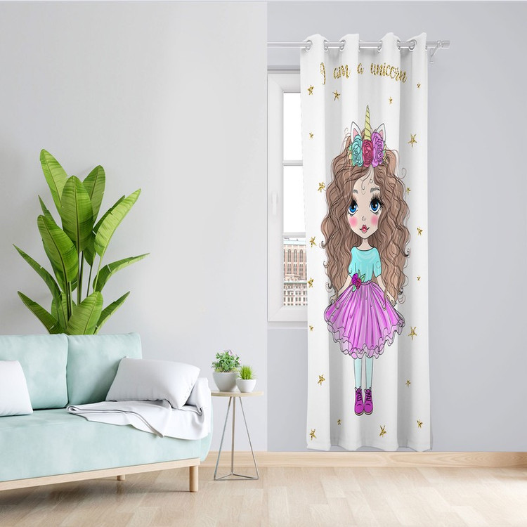 پرده مدل هازان پانچی کد 4286 سایز 140x200 سانتی متر