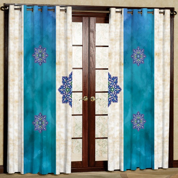 پرده مدل چاپی هازان پانچی کد 273سایز 200x140 سانتی متر