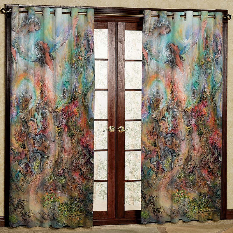 پرده مدل مخمل پانچی کد 1108-2 سایز 200x140 سانتی متر
