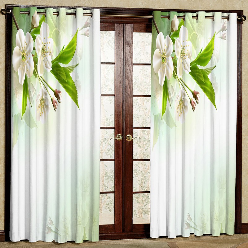 پرده مدل مخمل پانچی کد 4449 سایز 140x280 سانتی متر