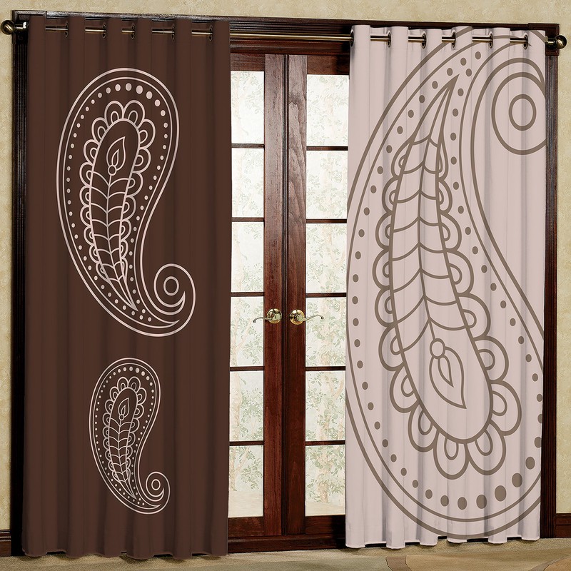 پرده مدل مخمل پانچی کد 1363aT2 سایز 200x140 سانتی متر