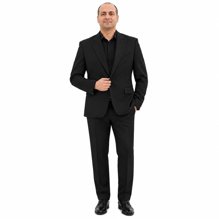ست کت و شلوار مردانه مدل جلو گرد 009