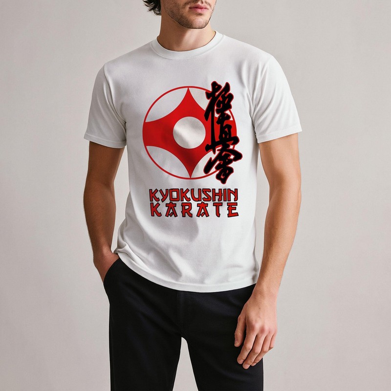 تی شرت انارچاپ طرح کیوکوشین مدل T02021