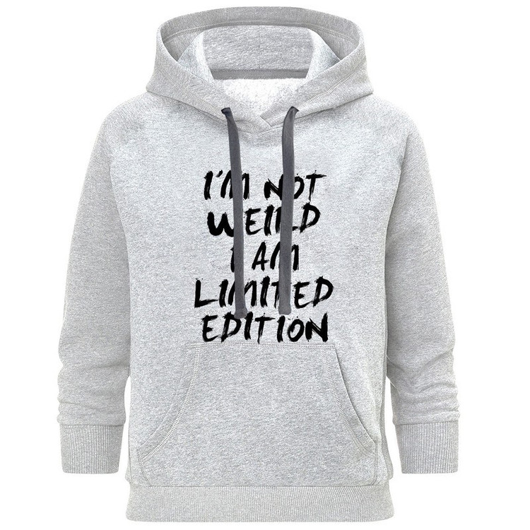 هودی زنانه مدل I am limited edition C67 انگیزشی